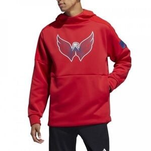 NWT Adidas x Washington Capitals Game‎ Mode NHL Hoodie in Red Size Medium